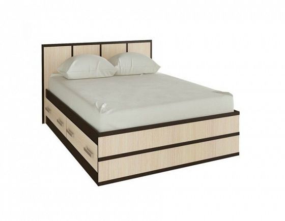 Кровать 1,2 м с 2 ящиками "Сакура" -