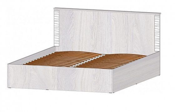 Кровать "Ривьера" 1600 с ПМ - Ясень Анкор светлый