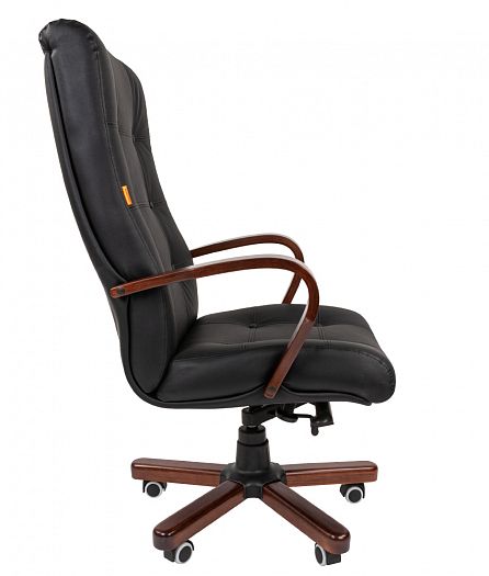 Кресло руководителя "Chairman 424 WD" - Кресло руководителя "Chairman 424 WD", Кожа черная - вид 3