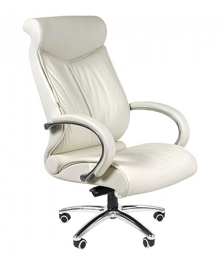 Кресло руководителя "Chairman 420" - Кресло руководителя "Chairman 420", Цвет: Кожа белая