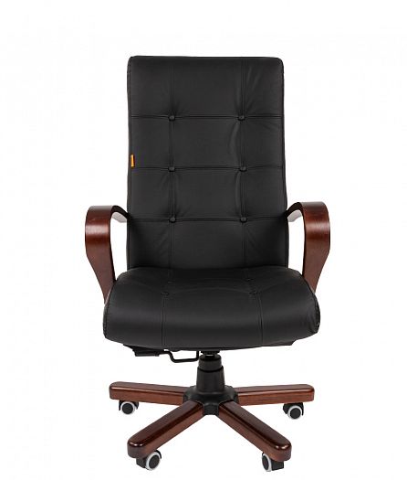 Кресло руководителя "Chairman 424 WD" - Кресло руководителя "Chairman 424 WD", Кожа черная - вид 2