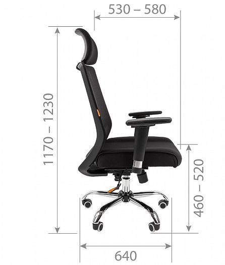 Кресло руководителя "Chairman 555 LUX" - Кресло руководителя "Chairman 555 LUX": схема 2
