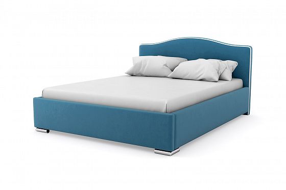 Кровать "Олимп" 1400 подъемный механизм - Кровать "Олимп" 1400 подъемный механизм, Цвет: Синий 115