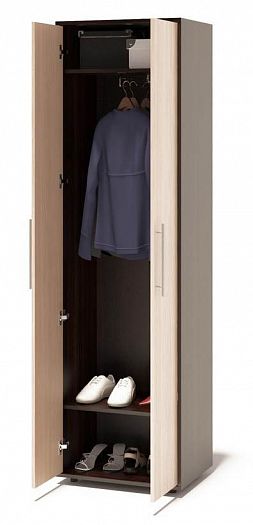 Шкаф для одежды ШО-1 - Шкаф для одежды ШО-1" - открытые дверцы2