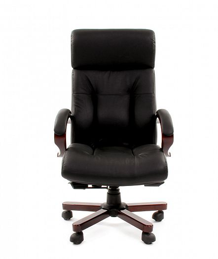 Кресло руководителя "Chairman 421" - Кресло руководителя "Chairman 421", Кожа черная - вид 2