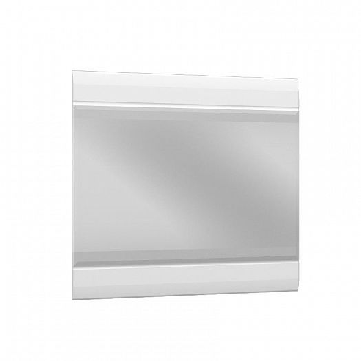 Зеркало навесное (800 мм) "Лайт" 80.25 Цвет: Белый глянец/Белый