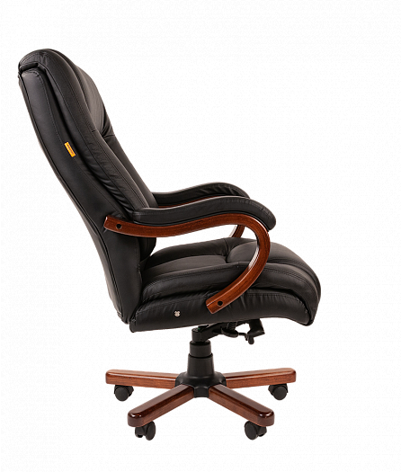 Кресло руководителя "Chairman 503" - Кресло руководителя "Chairman 503", Кожа черная - вид 3