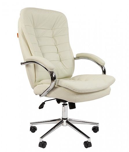 Кресло руководителя "Chairman 795" - Цвет: Кожа белая