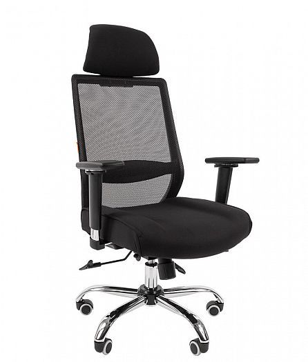 Кресло руководителя "Chairman 555 LUX" - Кресло руководителя "Chairman 555 LUX", Цвет: Сетка черная