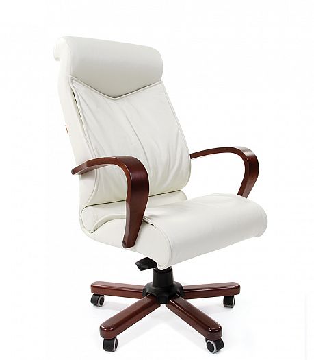 Кресло руководителя "Chairman 420 WD" - Кресло руководителя "Chairman 420 WD", Цвет: Кожа белая