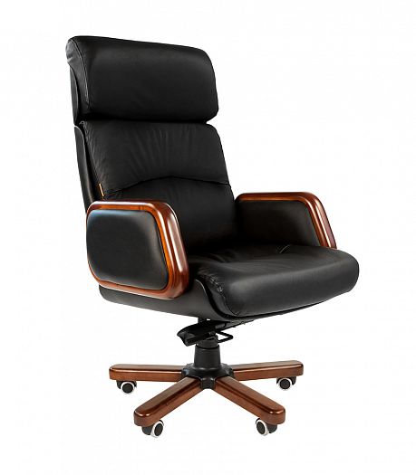 Кресло руководителя "Chairman 417" - Кресло руководителя "Chairman 417", Цвет: Кожа черная
