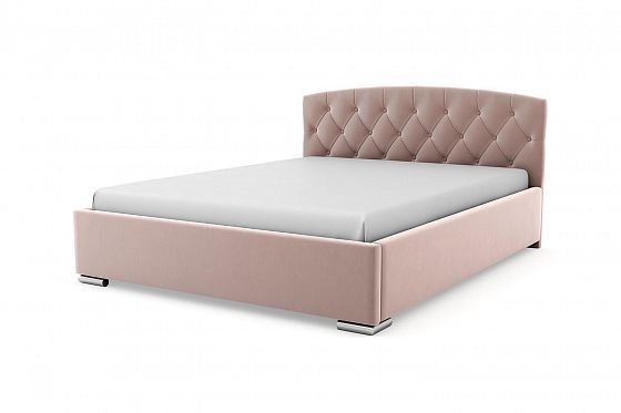 Кровать "Премьер" 1200 с ламелями - Кровать "Премьер" 1200 с ламелями, Цвет: Розовый 104