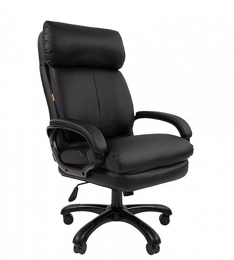 Кресло руководителя "Chairman 505" - Цвет: Экокожа черная
