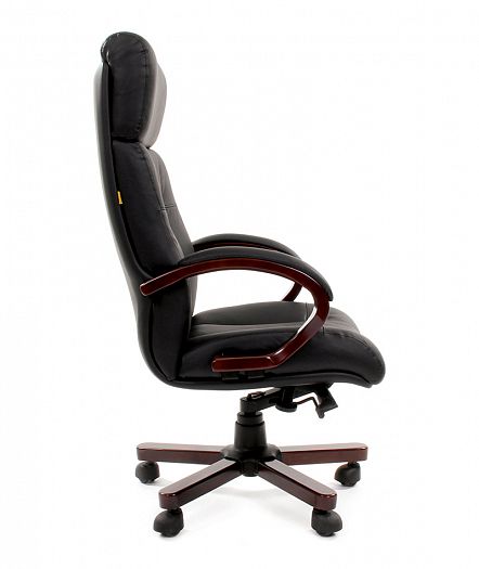 Кресло руководителя "Chairman 421" - Кресло руководителя "Chairman 421", Кожа черная - вид 3