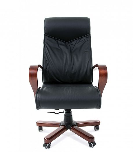 Кресло руководителя "Chairman 420 WD" - Кресло руководителя "Chairman 420 WD", Кожа черная - вид 2