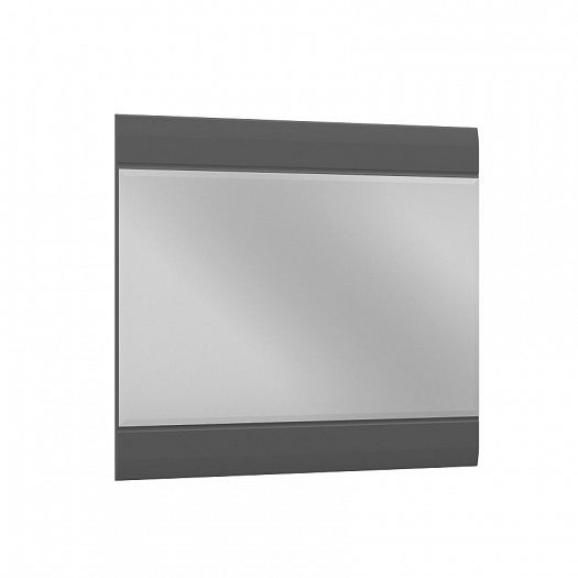 Зеркало навесное (800 мм) "Лайт" 80.25 - Зеркало навесное (800) Лайт, цвет: Серый глянец/Дуб Сонома