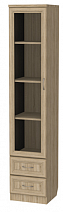 Шкаф для книг с ящиками узкий Арт. 220