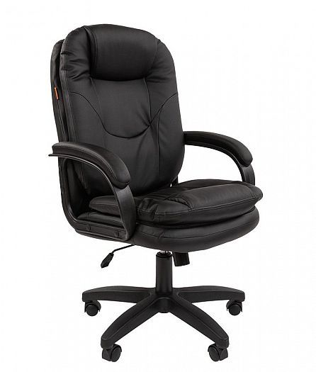 Кресло руководителя "Chairman 668 LT" - Цвет: Экокожа премиум черная