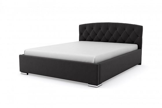 Кровать "Премьер" 900 с ламелями - Кровать "Премьер" 900 с ламелями, Цвет: Черный 035