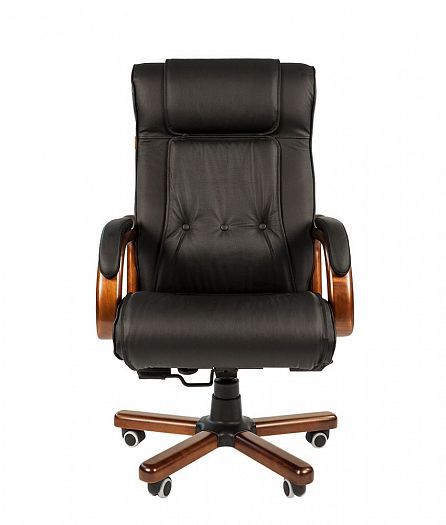 Кресло руководителя "Chairman 653" кожа - Кресло руководителя "Chairman 653" кожа, Кожа черная - вид