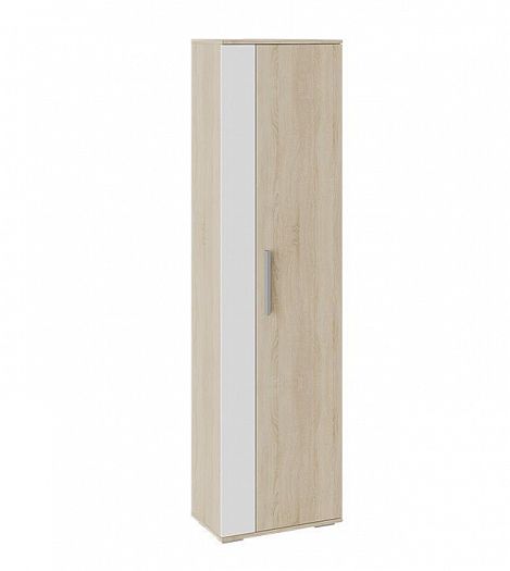 Шкаф для одежды Тип 1 "Нуар" - Цвет: Дуб Сонома/Белый Ясень