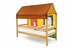 Игровая накидка для кровати-домика "Svogen" Горчичный домик