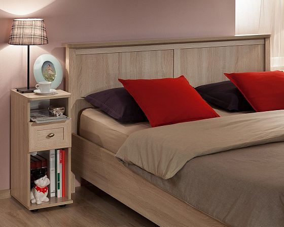 Кровать (1200 мм) "Шерлок" №44 - Изголовье кровати Шерлок, цвет: Дуб Сонома