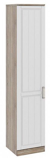 Шкаф для белья (440) с 1 дверью "Прованс" СМ-223.07.021L левый Цвет: Дуб Сонома трюфель/Крем
