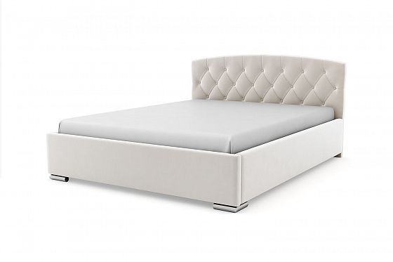 Кровать "Премьер" 900 с ламелями - Кровать "Премьер" 900 с ламелями, Цвет: Белый 002