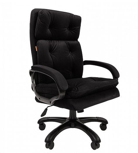 Кресло руководителя "Chairman 442" ткань - Цвет: Ткань велюр R черный
