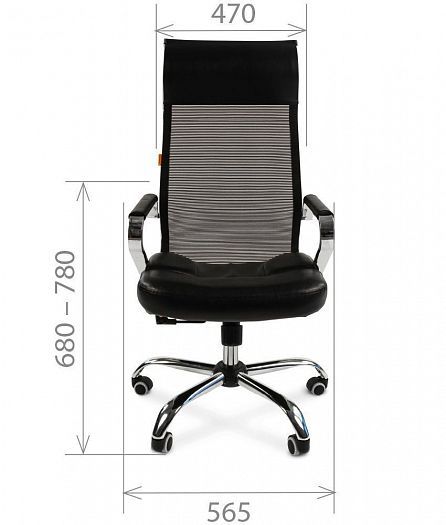 Кресло руководителя "Chairman 700" сетка - Кресло руководителя "Chairman 700" сетка: схема 1