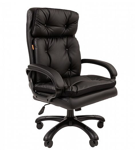 Кресло руководителя "Chairman 442" - Цвет: Экокожа черная